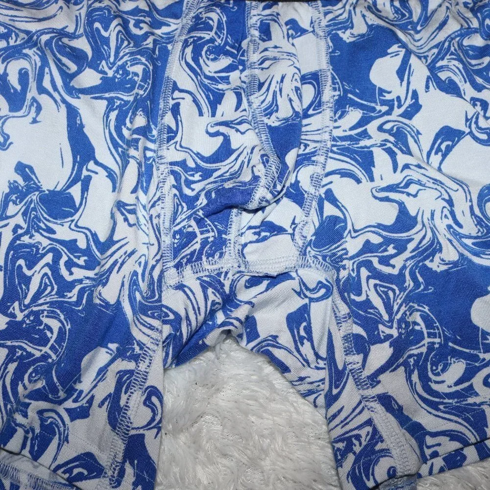 MeUndies boxer briefs size medium tye dye and swirls plus big cat! NWOT